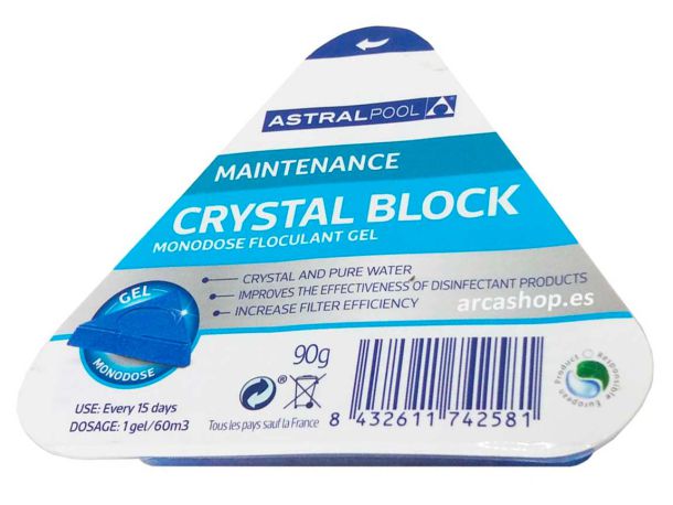 Floculante gel CRYSTAL BLOCK  ASTRAL